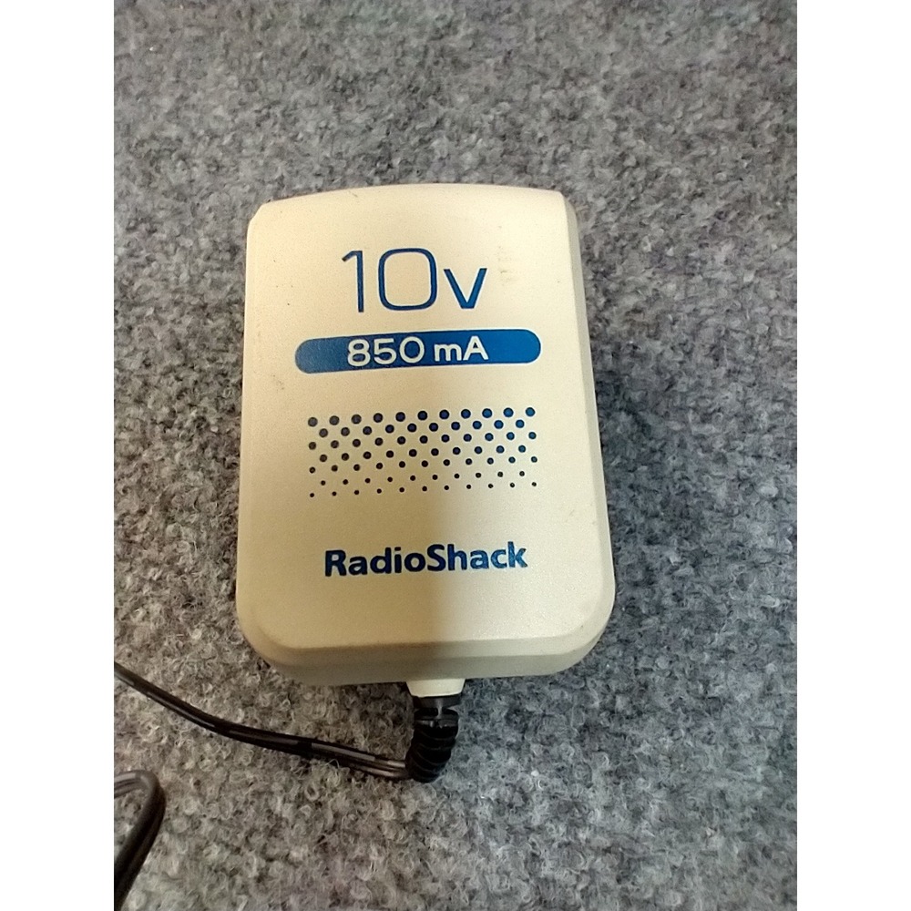 RadioShack 10V 850mA AC Adapter Power Supply 273-1614 Blue Tip Barrel Plug‎
